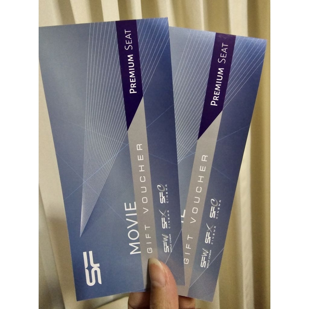 ตั๋วหนัง SF Premium Seat 2ใบ