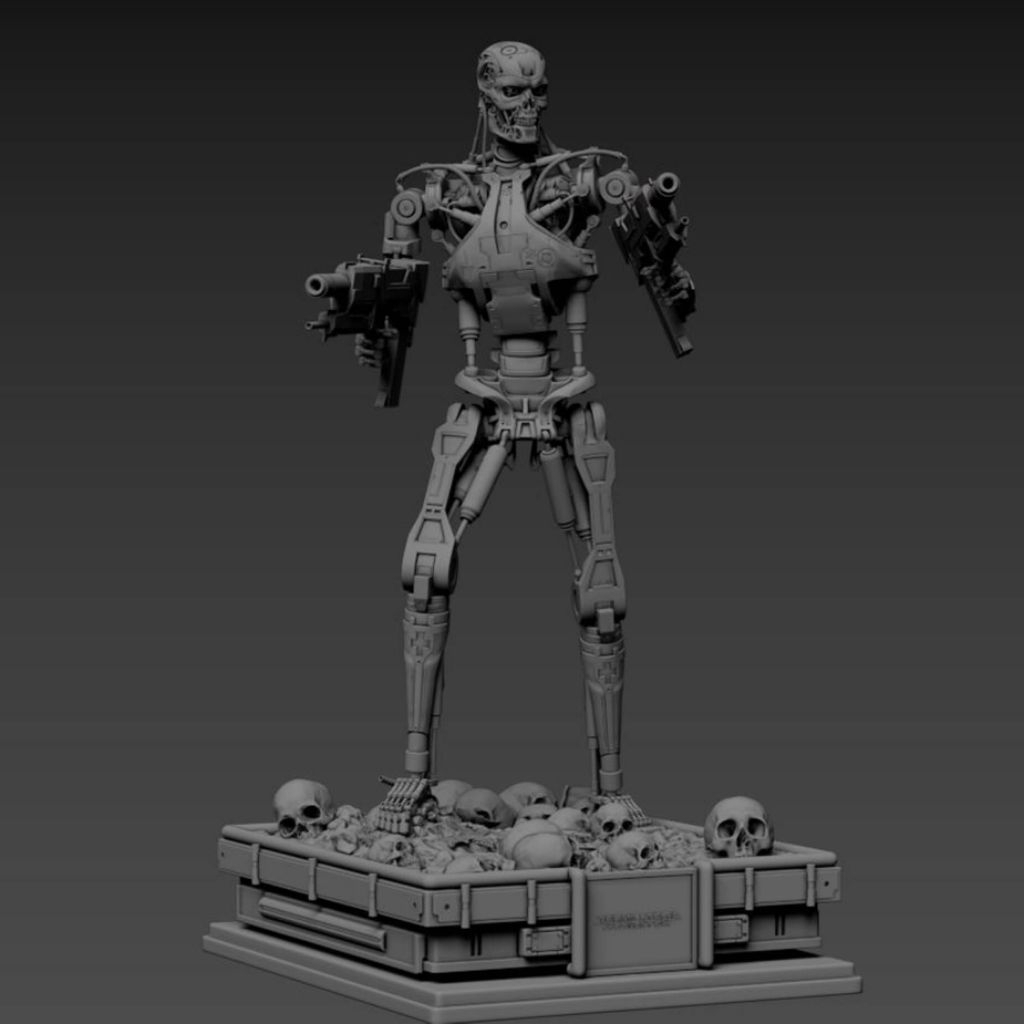 Terminator T-800 Endoskeleton 3d print