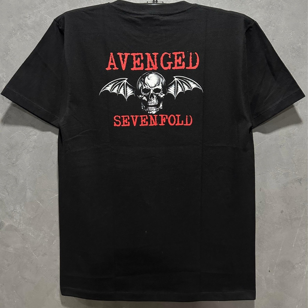 เสื้อยืด Avenged กะโหลกวิญญาณ ป้าย RockYeah ผ้าคอตตอน 100 ราคา ถูกที่สุด ดีลบีเคเค แกลเลอรีภาพที่ 2
