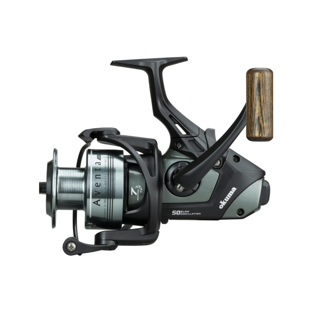 Okuma Aventa AB Baitfeeder Reel | รอกสปิน Okuma Aventa AB Baitfeeder กราไฟท์ + สปูลอะลูมิเนียม