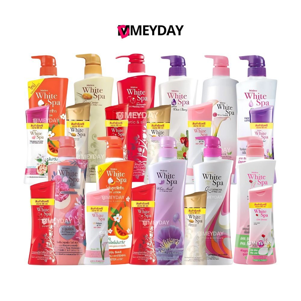 (1 แถม 1) Mistine White Spa Body Lotion มิสทิน ไวท์ สปา บอดี้ โลชั่น ขนาด 400 มล.