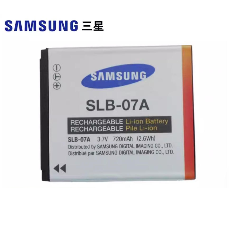 ประสิทธิภาพเดิม Samsung SLB-07A 07 PL150 ST550 ST600 ST500 แบตเตอรี่กล้องดิจิตอล