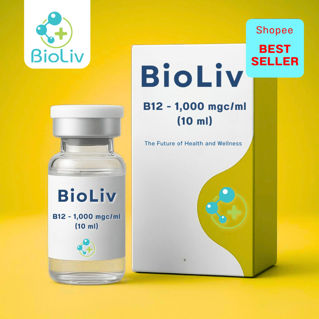 BioLiv B12 (Methylcobalamin) – วิตามินบำรุงสุขภาพ 1,000 mcg/ml Total 10 ml