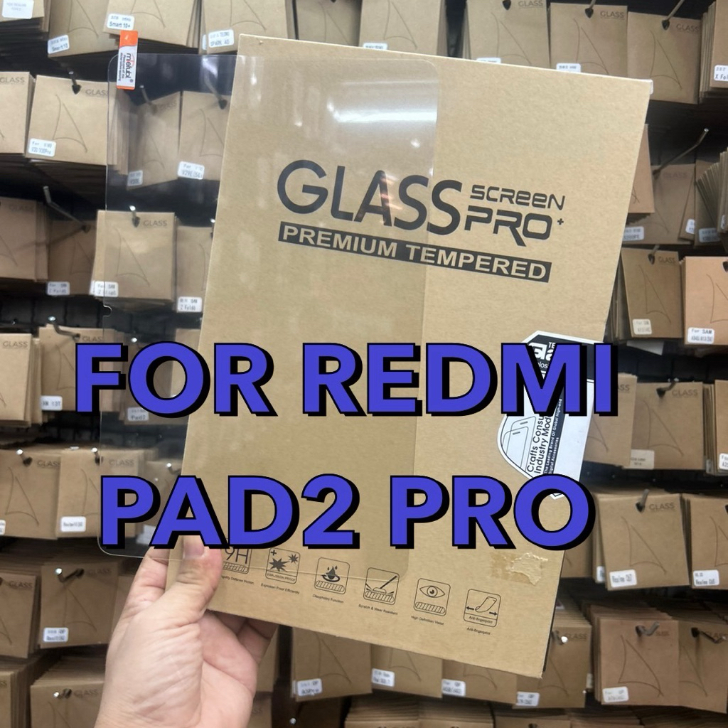 ฟิล์มกระจกเต็มจอกันรอย รุ่น Radmi Pad2 Pro 12.1นิ้ว !!ตรงรุ่น!! ฟิล์มกันรอยหน้าจอแบบใส เต็มจอ สินค้า