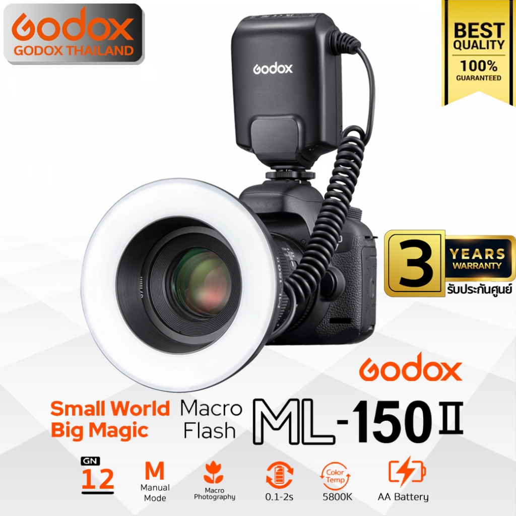 Godox Flash ML-150 II Manual - Macro Ring Flash ( ML150 II ) / Godox Thailand