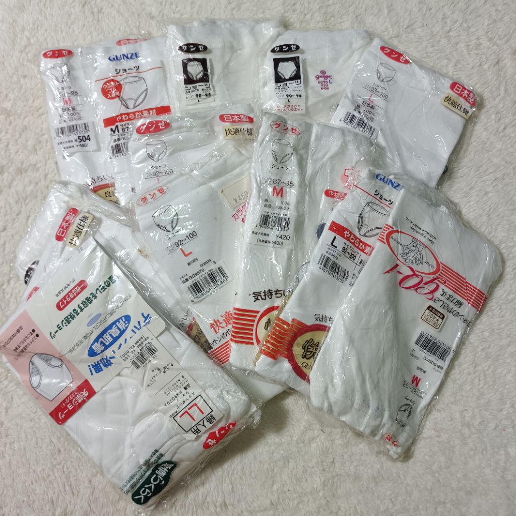 กางเกงในหญิง ขาเว้า มือ1โล๊ะสต๊อคญี่ปุ่น