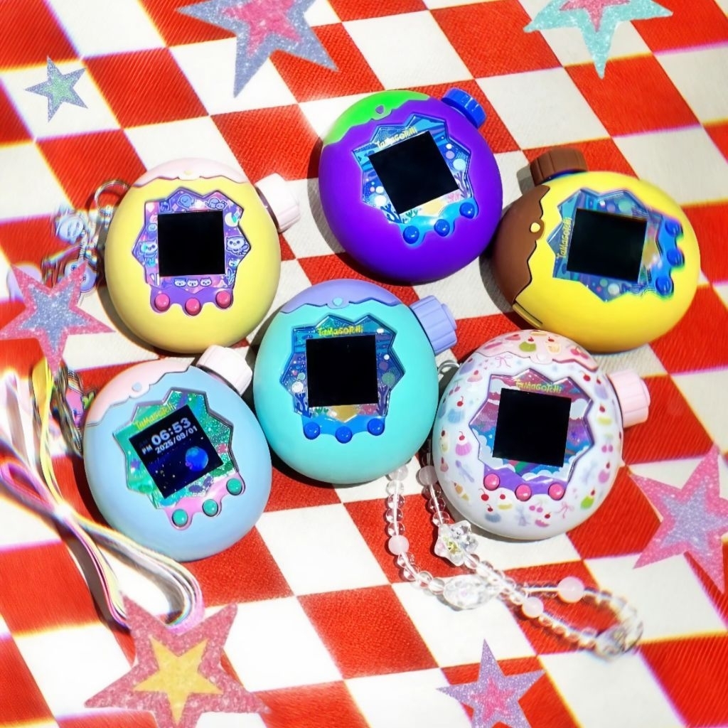 พร้อมส่งจากไทย!!! เคส Tamagotchi Paradise สีพื้นทูโทน เคสทามาก็อตจิพาราไดซ์ เคสใส่ทามาก็อตจิพาราไดซ์ มาพร้อมสายคล้อง