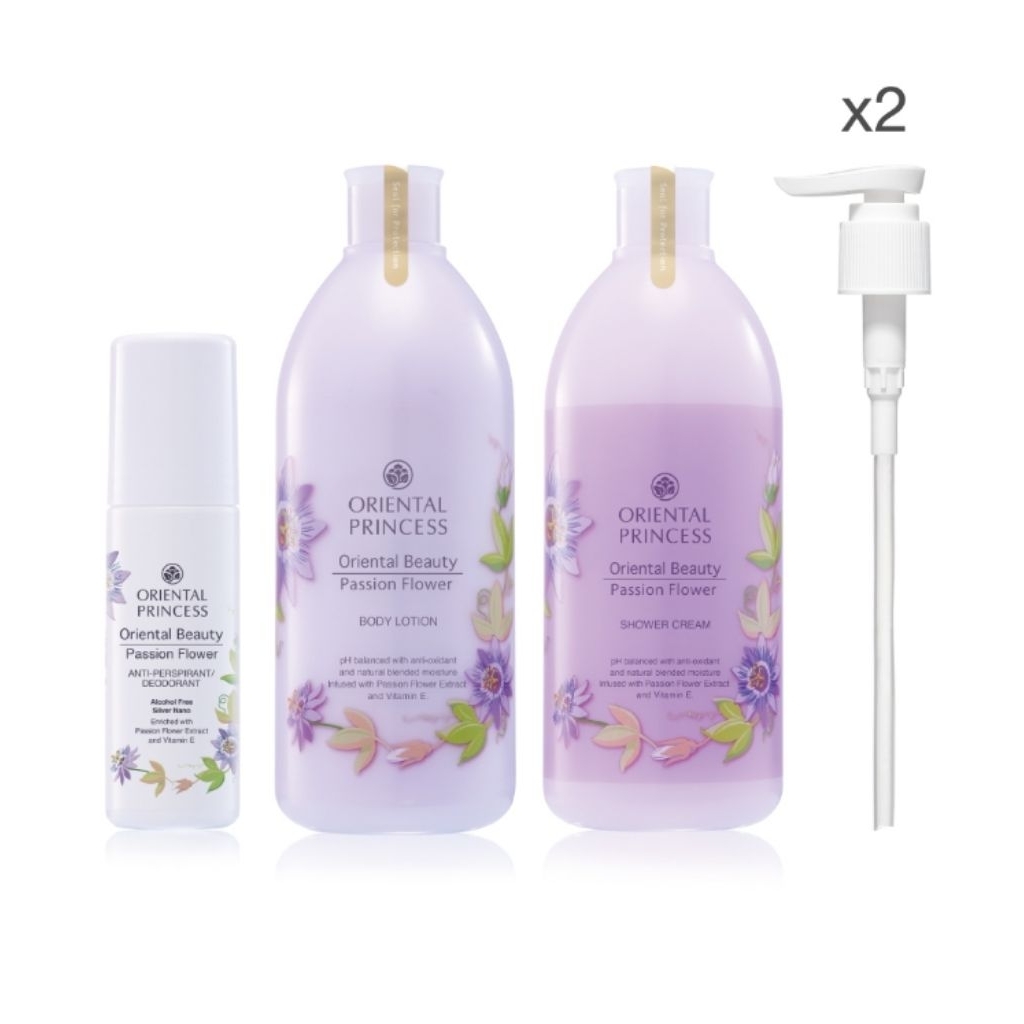 เซต Oriental Beauty Passion Flower + Pump 2 ชิ้น