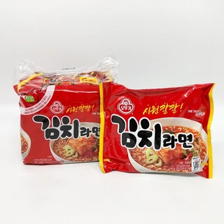มาม่าเกาหลี ยกแพ็ค 5 ห่อ OTTOGI Kimchi Ramyun กิมจิรามยอน 120g นำเข้าจากเกาหลี 김치라면