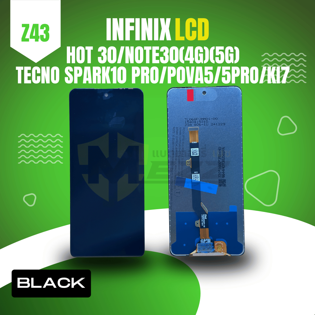 LCD จอ สำหรับ INFINIX LCD infinix Hot 30/Note30(4G)(5G)/Tecno Spark10Pro/Pova5/Pova5Pro/KI7(B)