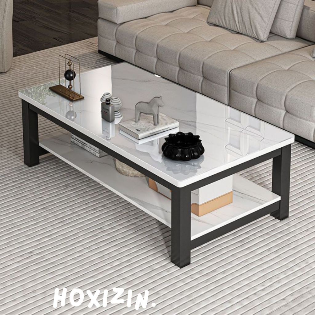 โต๊ะกลางโซฟาลายหินอ่อน โต๊ะกาแฟ Coffee Table สวยหรูหรา ตกแต่งบ้าน ห้องรับแขก ไม้คุณภาพดี