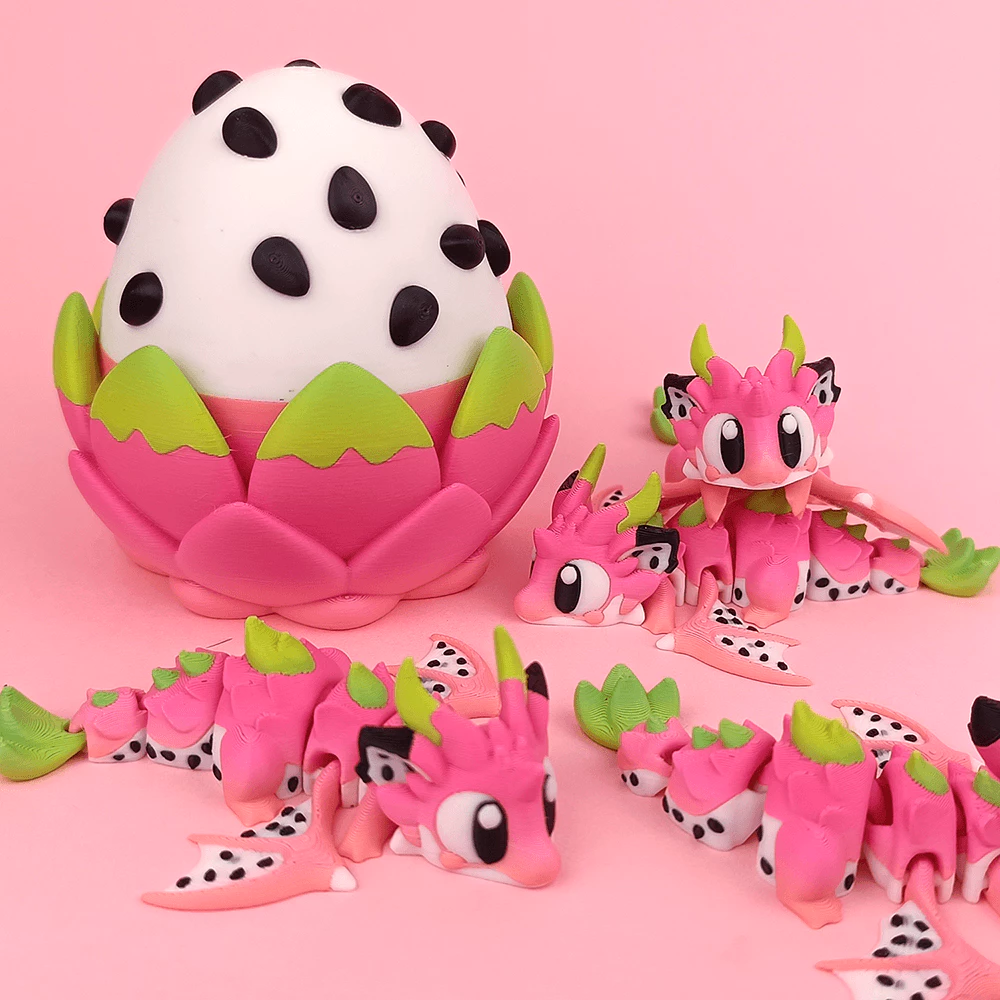 🐉🥚โมเดลมังกรไข่จิ๋ว ของเล่นมังกร ฟิกเกอร์มังกร 3D ของสะสม ตกแต่งบ้าน โต๊ะทำงาน แข็งแรง ทนทาน 🌈✨ thumbnail 7