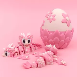 🐉🥚 3D Baby Dragons ของเล่นมังกรไข่จิ๋ว ฟิกเกอร์มังกร 3D โมเดลมังกร ของตกแต่งบ้าน ของสะสม สีสันสดใส