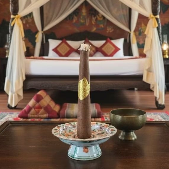 Ayada เทียนร่ำห้อง สยามกำยาน สูตรดั้งเดิม