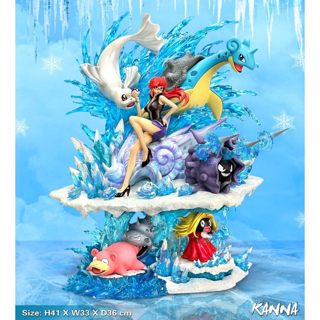 Egg Studio - " Pokémon Kanna " ( Bare Legs , Black Silk ) Resin Statue ( Genuine Authentic Limited E