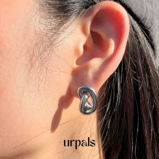 URPALS ต่างหู ต่างหูสายฝอ ต่างหูสีทอง Stainless ชุบทอง 18K แข็งแรง ไม่ลอกไม่ดำ ใช้งานได้นาน