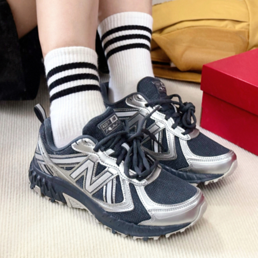 New Balance NB 410 V5 Low cut Black Silver  ของแท้ 100%