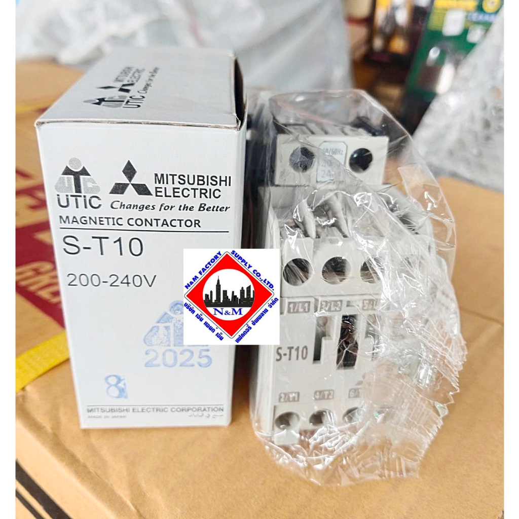 Magnetic contactor ST10 MITSUBISHI 220 VAC ของแท้