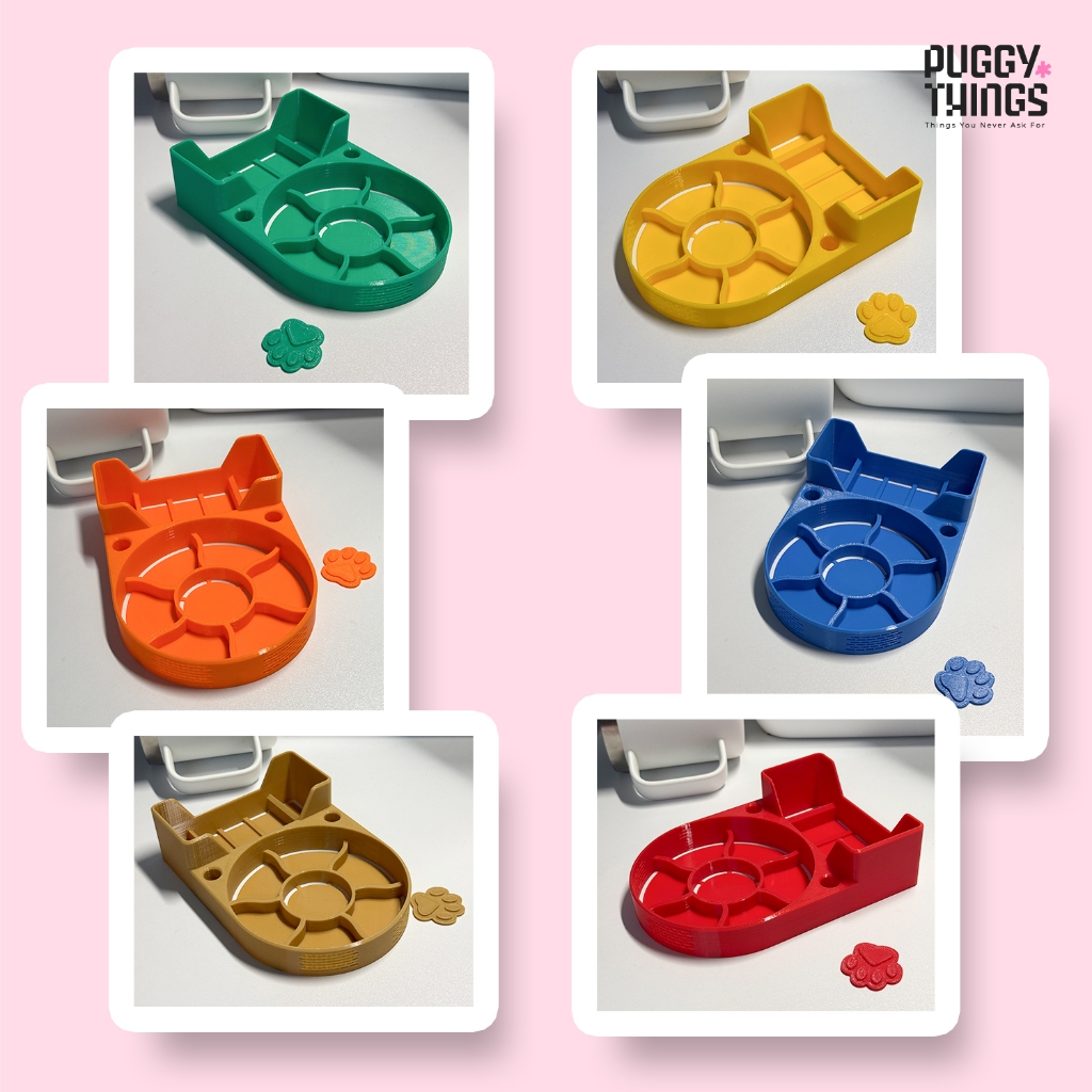 Puggy CupBuddy  ที่คว่ำแก้วน้ำ ถาดวางแก้วน้ำ คว่ำแก้วเก็บความเย็น ตากแก้วหลังล้าง ระบายอากาศ | ผลิตไทย 🇹🇭 - รูปที่ 5