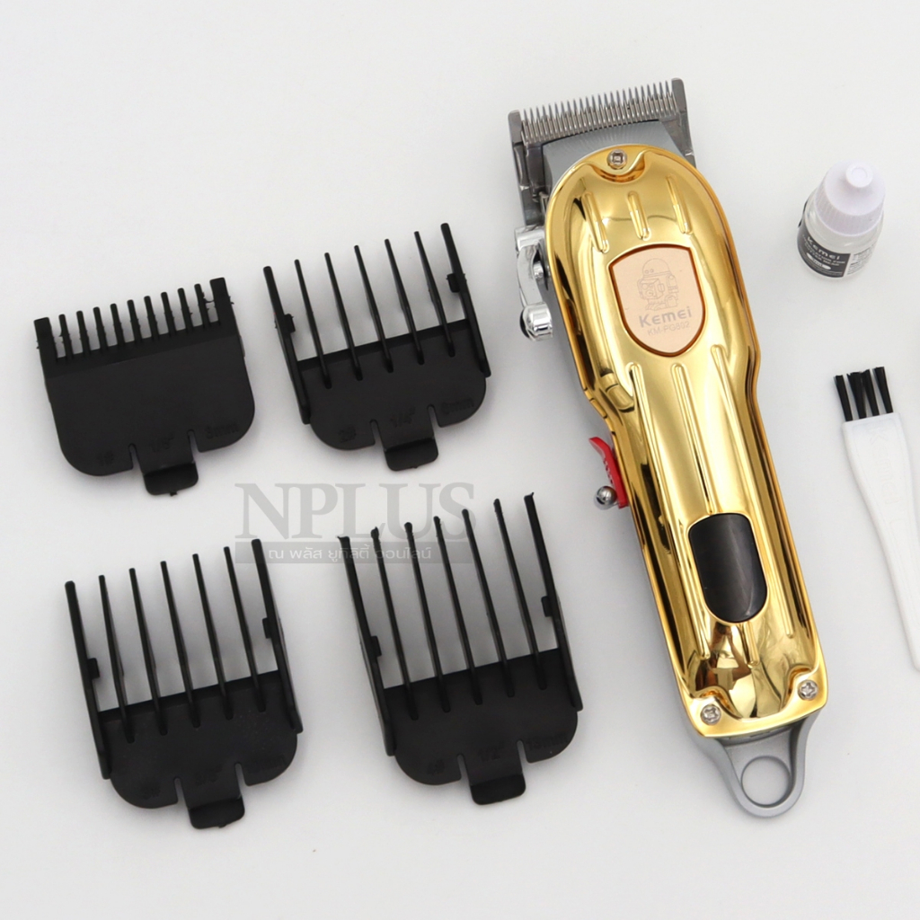 KEMEI KM-PG802 KM PG802 บัตตาเลี่ยนไร้สาย แบตเตอร์เลี่ยนไฟฟ้า ปัตตาเลี่ยน ผู้ชายผม โกนหนวด จอLED ตัด
