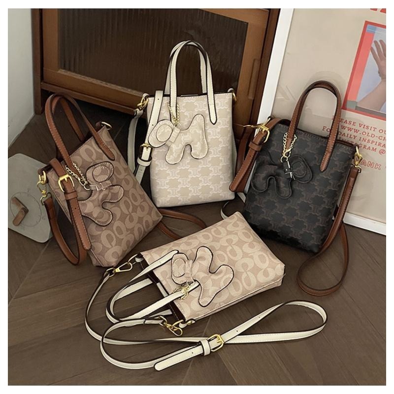 กระเป๋าสะพายไหล่ผู้หญิง หนัง PU คุณภาพสูง กันน้ำ กระเป๋าถือ สำหรับเด็กผู้หญิง อินเทรนด์ กระเป๋าโทรศัพท์มือถือ