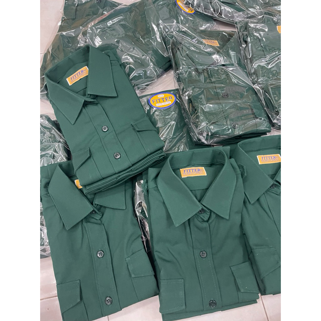 ตราฟิตเตอร์ เสื้อ+กระโปรง ชุดเนตรนารีเนื้อดี ราคาน่ารัก เริ่มอก32-50นิ้ว