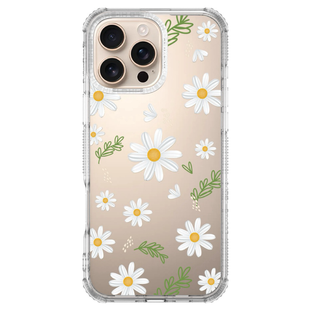 HI-SHIELD Stylish  16 pmเคสใสกันกระแทก iPhone รุ่น Daisy S012 [เคe17,iPhone16