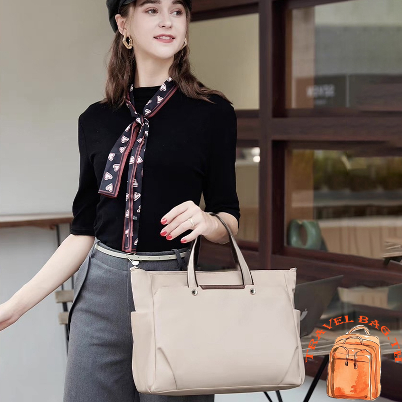 🎒กระเป๋าเอกสารสำหรับผู้หญิงสำหรับการเดินทางทำงาน/ขึ้นเครื่อง/สะพายข้างขนาดใหญ่