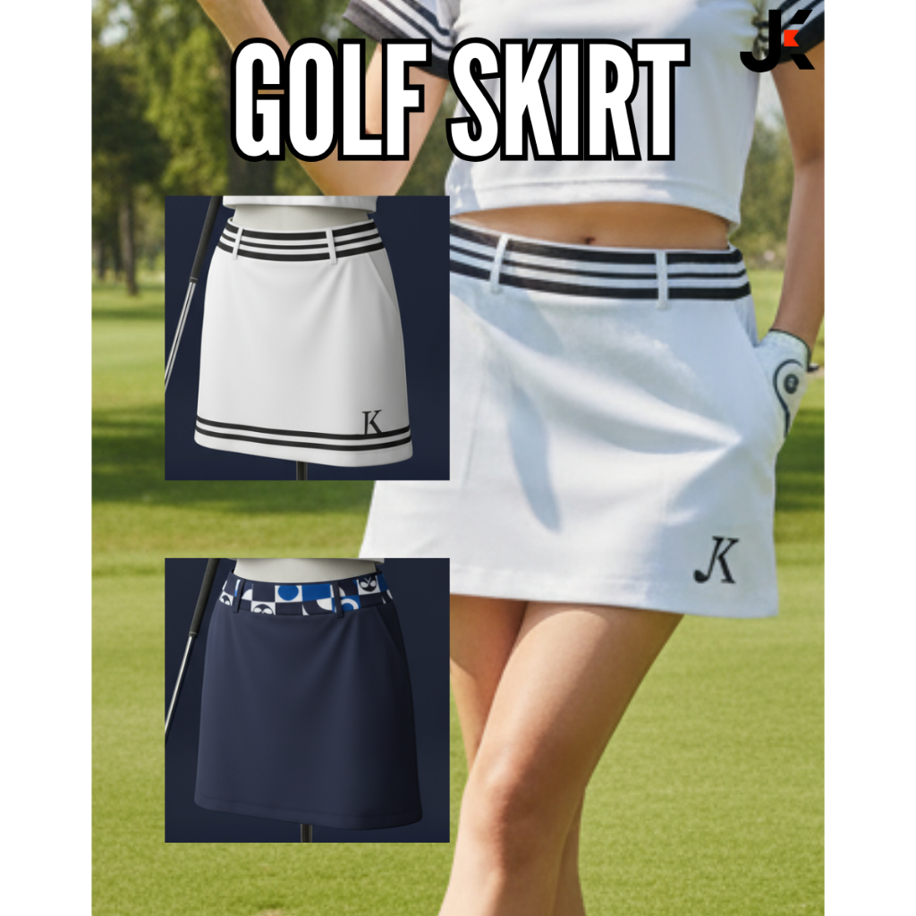 JK SPORT GOLF SKIRT กระโปรงกอล์ฟ เบาสบายมีซับใน