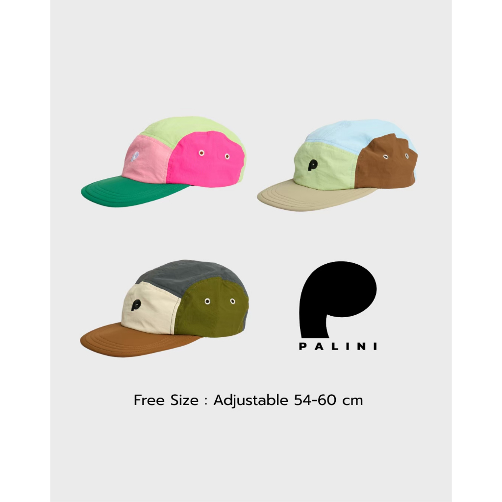 TWENTYSECOND หมวก แบรนด์ Palini รุ่น Out Of Town 5 Panel Cap