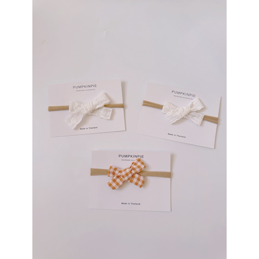 PUMPKINPIE คาดผมเด็ก กิ๊บติดผมเด็ก โบว์ติดผมเด็กแรกเกิด
