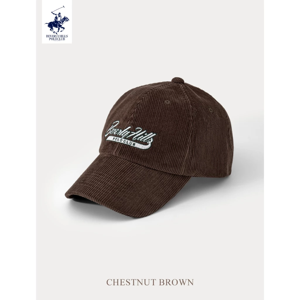 BEVERLY HILLS POLO CLUB หมวกแก๊ป ผ้าลูกฟูก รุ่น BA8C001