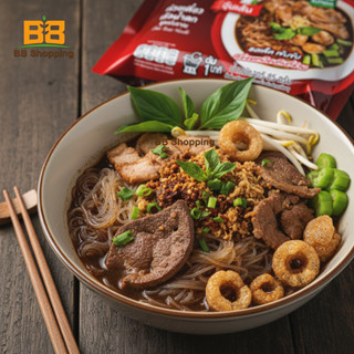 มังกรคู่เรดดี้  วุ้นเส้นซองรสก๋วยเตี๋ยวเรือ 85 กรัม (แพ็ก 4 …