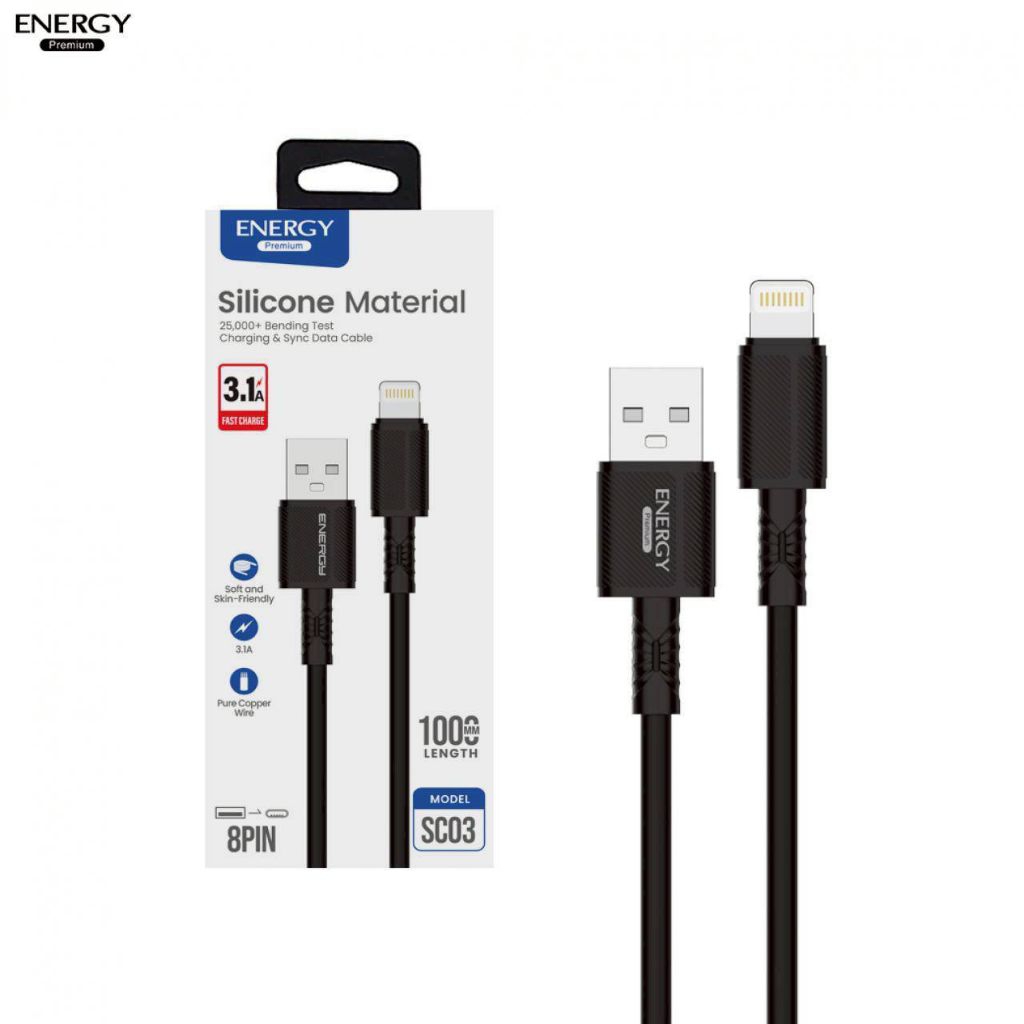 ENERGY​สายชาร์จ​ 8 PIN และ ส่งผ่านข้อมูล