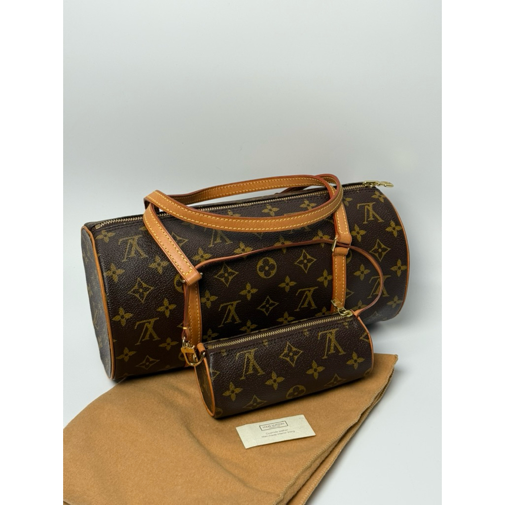 กระเป๋าสะพาย Lv Papillon 30 monogram มาครบแม่ลูก มือสองของแท้