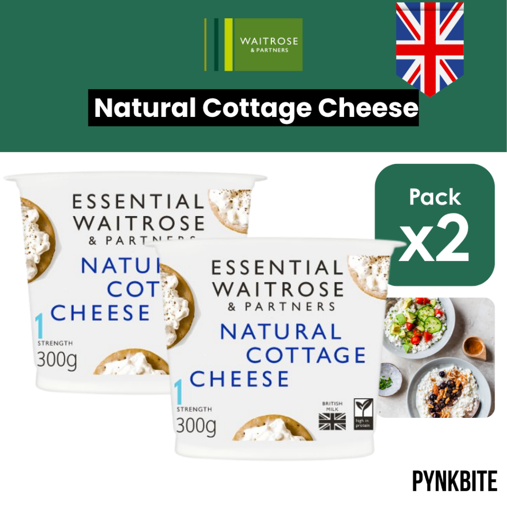 (Pack2) Waitrose Natural Cottage Cheeseเ เวทโทรส คอตเทจชีสธรรมชาติ