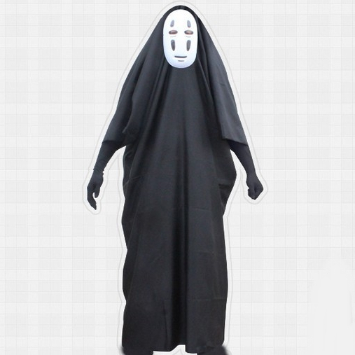 ชุดผีไร้หน้าจากการ์ตูนสปิริทอเวย์  ผีโนเฟซ ชุดคาโอนาชิ  cp9/7c125/ac22.2/ac34.1