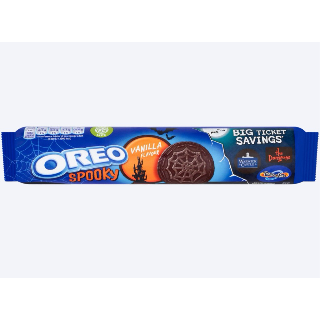[ส่งด่วน] Cadbury Oreo Vanilla Spooky Cookies โอริโอ้สปูกี้คุกกี้ Halloween