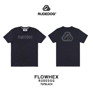 เสื้อยืด แบรนด์ RUDEDOG นุ่มตัวท็อป รุ่น FLOWHEX