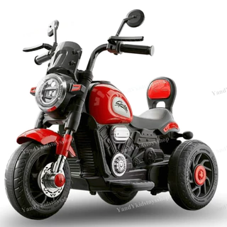 ⭐️Y&YToys Kids⭐ รถแบตเตอรี่เด็ก Chopper รถช็อปเปอร์เด็ก ฮาเล่ มอเตอร์ไซค์ รถไฟฟ้า ของเล่นเด็ก ขนาด2มอเตอร์