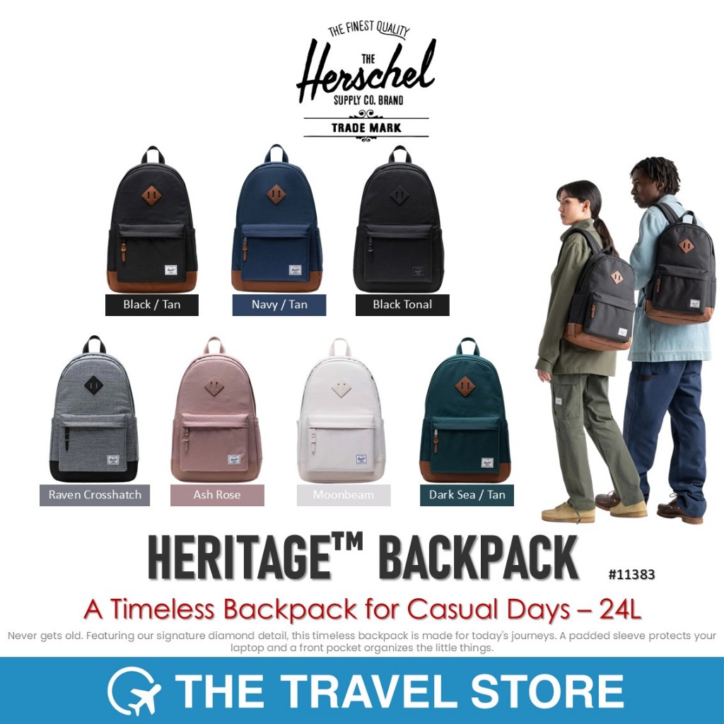 Herschel Supply HERITAGE™ BACKPACK – 24L (11383)  กระเป๋าเป้ สะพายหลัง