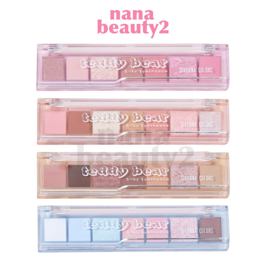 HF676 เท็ดดี้ แบร์ ซิสกี้ อายแชโดว์ ซีเวนน่า คัลเลอร์ส Sivanna Colors Teddy Bear Silky Eyeshadow