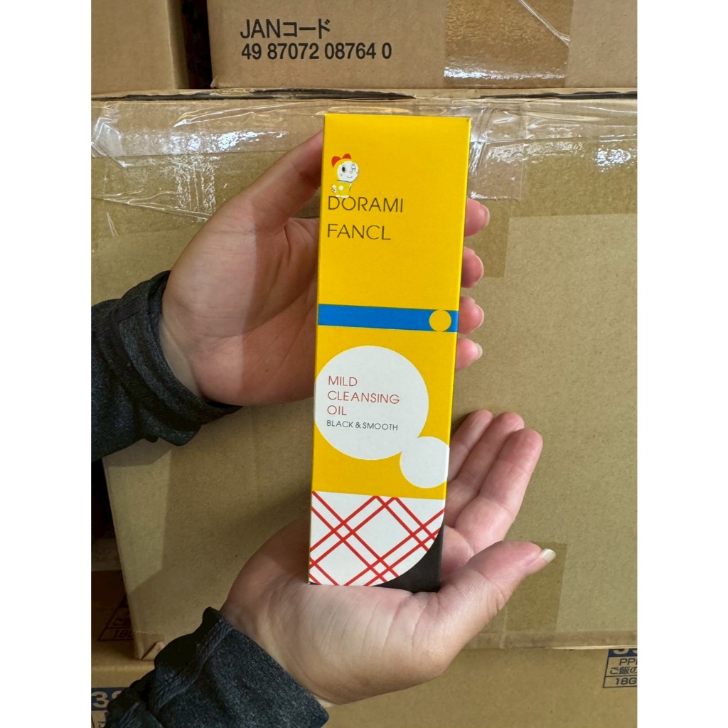 FANCL Mild Cleansing Oil Black & Smooth ในรุ่นลิมิเต็ดอิดิชั่นลาย Dorami (โดเรมี)