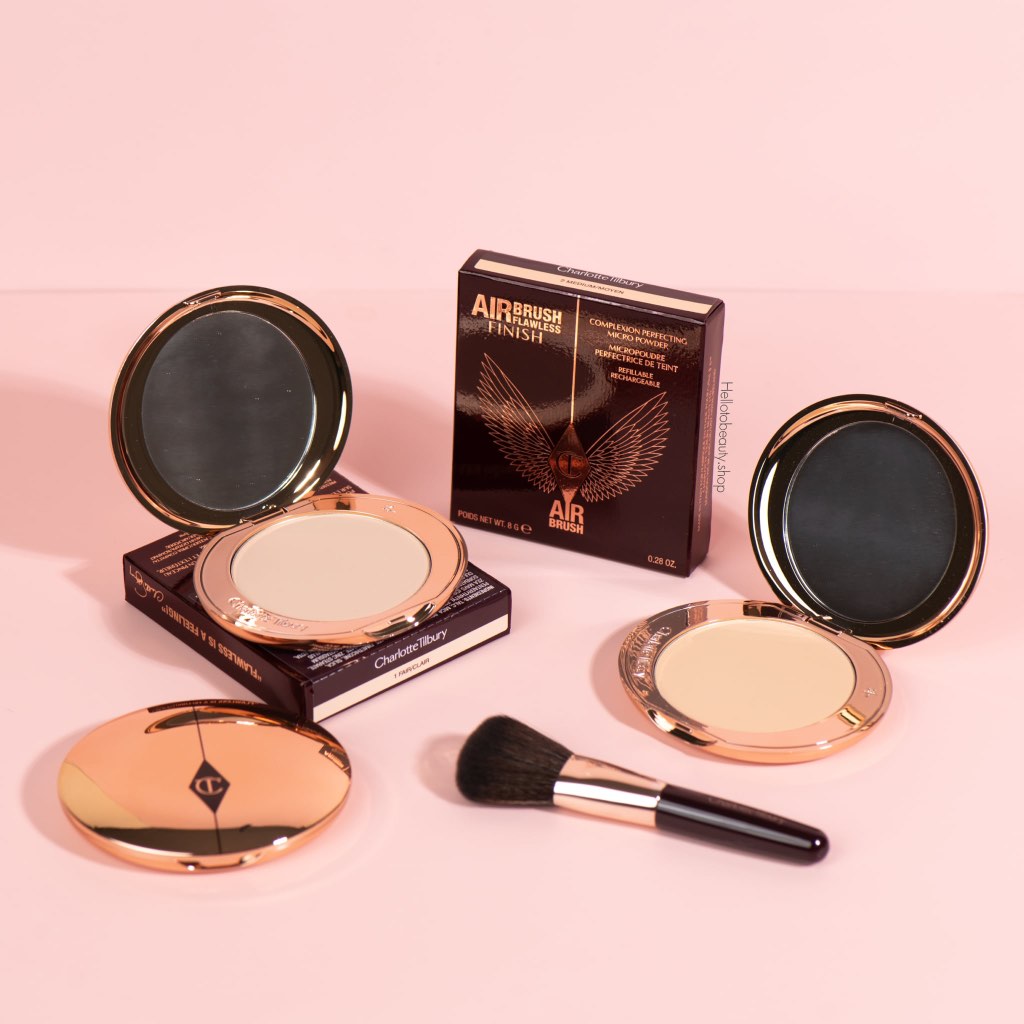 [เหลือ 1,268.- โค้ด "เก็บโค้ดหน้าร้าน"] CHARLOTTE TILBURY แป้งอัดแข็ง Airbrush Flawless Finish Refillable
