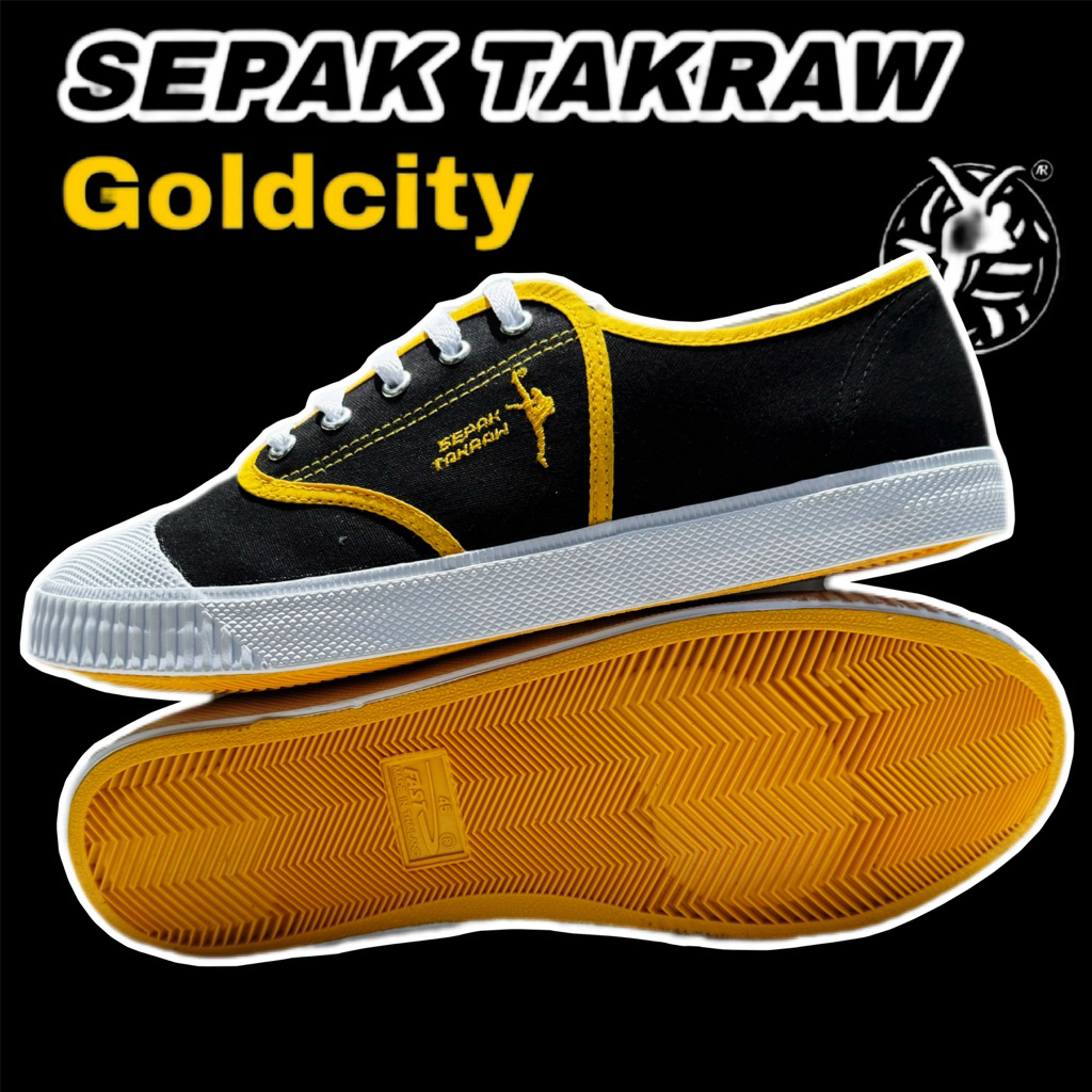 ร้องเท้าผ้าใบตะกร้อ Takraw shoes  TK111 รุ่น GOLDCITY ไซส์38-45 พร้อมส่งง!!