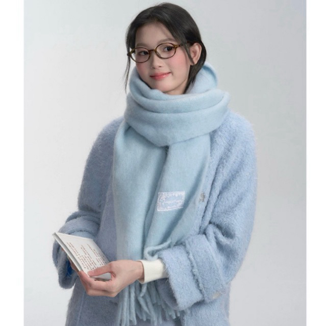 [พรีออเดอร์] ผ้าพันคอ สีพาสเทล แบรนด์ Fragile Heart