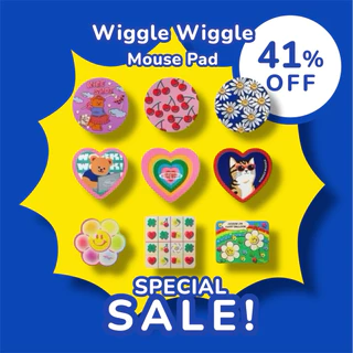 ✅ ขายดี Wiggle Wiggle Mouse Pad แผ่นรองเมาส์น่ารัก พร้อมพื้นกันลื่น