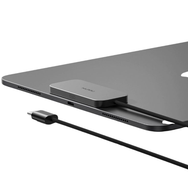 Kuxiu M30 สายชาร์จแม่เหล็ก 35W เขี้ยว 3 pin สำหรับ iPd Pro/Air