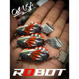 กบยางUSA กบยางยูเอสเอ กบยางโรบอท Robot USA น้ำหนัก 8g ขนาด 3.8cm