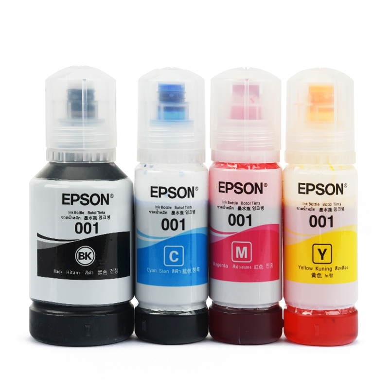 หมึก EPSON 001 แท้ Epson L4266 L6260 L4260 L6260 L6290 L14150 Ink Tank Printer วัสดุสิ้นเปลืองสำนักง